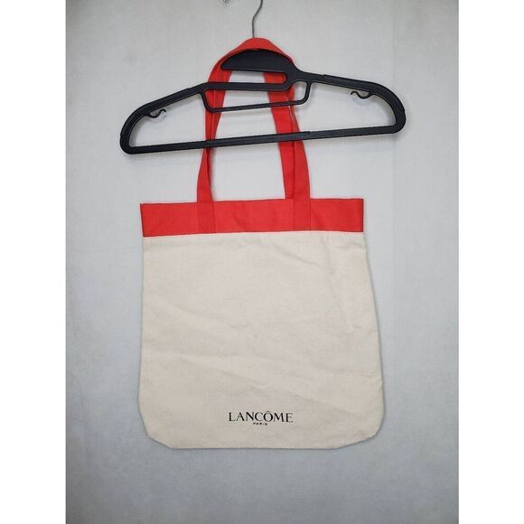 Lancome Rouge Makeup Lips Lipstick Graphic Canvas All Purpose Tote Bag - Picture 4 of 4